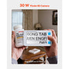 VEVOR Portable Digital Magnifier, 5-inch HD Electronic Video Magnifier for Low Version, 4X - 32X Zoom Electronic Reading Aid with 17 Color Mode, AV Output, Foldable Handle & 5-Level Screen Brightness