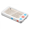 VEVOR Portable Digital Magnifier, 5-inch HD Electronic Video Magnifier for Low Version, 4X - 32X Zoom Electronic Reading Aid with 17 Color Mode, AV Output, Foldable Handle & 5-Level Screen Brightness