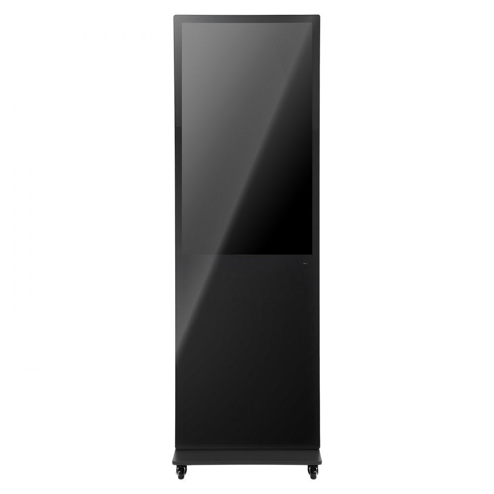 VEVOR 43 in Indoor Digital Signage Floor Standing Advertising Display Kiosk, WiFi HDMI/USB Input Android OS, 178° Wide View, LCD Touchscreen Interactive Monitor, Mobile Commercial Totem Poster