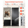 VEVOR 55 in Indoor Digital Signage 4K Floor Stand Advertising Display Kiosk, WiFi HDMI/USB Input Android OS, 178° Wide View, LCD Touchscreen Interactive Monitor, Mobile Commercial Totem Poster