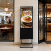 VEVOR 32 in Indoor Digital Signage Floor Standing Advertising Display Kiosk, WiFi HDMI/USB Input Android OS, 178° Wide View, LCD Touchscreen Interactive Monitor, Commercial Totem Vertical Poster