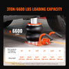 VEVOR Air Jack, 3 Ton/6600 lbs, 3-8S Pneumatic Lifting Jack with Heightened Column & 6 Steel Tubes, Compact, Easy-to-Lift & Space-Saving Jack with Thick Rubber Pad, Fits for Sedan, SUV, Pickup Truck