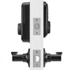 VEVOR Keyless Entry Door Lock with Handle, Electronic Keypad Entry Lever, Password and Key Unlock Combination, Auto-Locking Keypad with Deadbolt, One-time Password, for Front Door, Matte Black