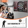 VEVOR Dartboard and Cabinet Set, Ready-to-Play Bundle Dartboard Cabinet Set, Hideaway Cabinet Features Electronic Scoring, Easy Assembly, Complete with All Accessories, Perfect for Cricket Games