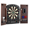 VEVOR Dartboard and Cabinet Set, Ready-to-Play Bundle Dartboard Cabinet Set, Hideaway Cabinet Features Electronic Scoring, Easy Assembly, Complete with All Accessories, Perfect for Cricket Games
