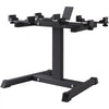 VEVOR Adjustable Dumbbell Stand, Home Fitness Rack and Stand with Media Rack, Safe and Convenient Dumbbell Weight Holder, Compact Dumbbell Storage Rack Perfect for Home Gym Strength Training