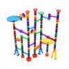 VEVOR Marble Run Set, 145 Piece Marble Maze Building Block Brain Game, with 5 Glow in the Dark Marbles + 40 Glass Marbles, Educational Learning Race Track STEM Toys, for Kids, Boys, Girls Ages 3 +