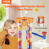 VEVOR Marble Run Set, 230 PCS with Motorized Elevator, with 15 Plastic Marbles, Marble Maze Building Block Brain Game, Educational Learning Race Track STEM Toys, for Kids, Boys, Girls Ages 3 + Years
