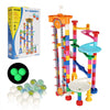 VEVOR Marble Run Set, 230 PCS with Motorized Elevator, with 15 Plastic Marbles, Marble Maze Building Block Brain Game, Educational Learning Race Track STEM Toys, for Kids, Boys, Girls Ages 3 + Years