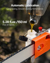 VEVOR Gas Pole Saw, 43CC 2 Stroke Gas Powered Pole Saws with 10 in Cutting Bar, Cordless Tree Trimmer with Rotatable Head, 6.9 to 11.8 ft Extendable, Powerful Chainsaw for Tree Trimming Pruning