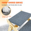 VEVOR Wooden Pet Steps, Convertible 2-in-1 Dog Stairs and Ramp for Beds, Sofas, and Vehicles, Supports Small to Large Animals up to 110 lbs, Foldable Design for Easy Storage