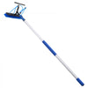 VEVOR Solar Panel Cleaning Kit, 33 ft, Water Fed Pole Kit with Cleaning Brush, Squeegee, Soap Dispenser, Extendable Aluminum Telescopic Pole, 180° Rotatable Brush Head, for Roof Mounted Solar Panels