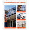 VEVOR Solar Panel Cleaning Kit, 26 ft, Water Fed Pole Kit with Cleaning Brush, Squeegee, Soap Dispenser, Extendable Aluminum Telescopic Pole, 180° Rotatable Brush Head, for Roof Mounted Solar Panels