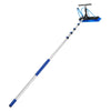 VEVOR Solar Panel Cleaning Kit, 26 ft, Water Fed Pole Kit with Cleaning Brush, Squeegee, Soap Dispenser, Extendable Aluminum Telescopic Pole, 180° Rotatable Brush Head, for Roof Mounted Solar Panels