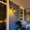 VEVOR Outdoor Barn Light, 11.5 in Diameter, 2-Pack Farmhouse Gooseneck Light Fixture, Exterior Wall Sconce, with Vintage Style, Anti-Rust, E26 Bulb Compatible for Porch, House, Entryway, Garage, Black