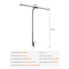 VEVOR LED Desk Lamp with Clamp, Double Head Architect Desk Lamp for Home Office, Eye-Caring Desk Light with 360° Adjustable Gooseneck, 50 Lighting Modes & Timer Function for Studying Working Drawing