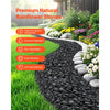 VEVOR Black River Rocks, 1-2 inch 15 lbs, Smooth & Polished Natural Pebble Stones, Decorative Garden Landscaping Stones, Paving Plant Rocks for Fish Tank, Flower Pots, Water Fountains, Pathways, Backyard