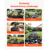 VEVOR Black River Rocks, 1-2 inch 15 lbs, Smooth & Polished Natural Pebble Stones, Decorative Garden Landscaping Stones, Paving Plant Rocks for Fish Tank, Flower Pots, Water Fountains, Pathways, Backyard