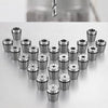 VEVOR ER40 Collet Set 1/8"-1" 23 Piece ER40 Spring Collet Chuck Set, for CNC Milling Machines & Drill Presses, 0.0006" TIR High Concentricity, Precision Lathe Chuck Tool with Storage Case, Alloy Steel