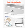 VEVOR Small Desk with Drawers, Kids Desk for Bedroom, Modern Simple Study Table for Drawing, Reading, Writing, Rectangle MDF Furniture Study Storage Table for Home, Office, White