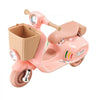 VEVOR Kids Ride On Motorcycle, 12V Battery Powered Electric Motorcycle Trike with Speed Up to 2mph, Headlight, LED Light, Music, Bluetooth, Basket, 3 Wheel Ride on Toys for Boys Girls Aged 3-4