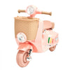 VEVOR Kids Ride On Motorcycle, 12V Battery Powered Electric Motorcycle Trike with Speed Up to 2mph, Headlight, LED Light, Music, Bluetooth, Basket, 3 Wheel Ride on Toys for Boys Girls Aged 3-4