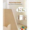 VEVOR Montessori Bookshelf, 5-Tier Scalloped Kids Bookshelf, Front Facing Toddler Bookcase, Dual Hooks for Hanging Backpacks, Baby Bookshelf for Kids Room, Living Room, Entryway, Nursury, Preschool