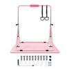 VEVOR Gymnastic Bars for Kids, 140 lbs Capacity Folding Training Kip Bar with Mat, Adjustable Height Gymnastic Horizontal Bar for Home, Training Equipment for Indoor Outdoor, Easy to Assemble, Pink
