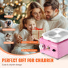VEVOR Mini Pottery Wheel, 0-320RPM Adjustable Speed Detachable Basin Forming Machine, 2.56in/3.94in 2 Turntables Electric Ceramic Wheel Machine, 18pcs Accessories, for Art Craft Work Home DIY, Pink