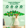 VEVOR Dinosaur Activity Wall Busy Board Panels, 11 Activities, Montessori Sensory Wall Toy for Kids 3-12 Years, Montessori Learning Activity Center, Ideal for Toddler Playroom Nursery Classroom