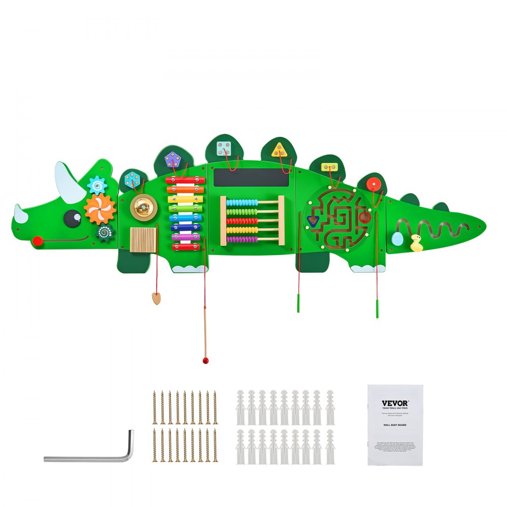 Vevor Wall Busy Board Dinosaur Activity Wall Panels New –
