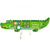 VEVOR Crocodile Activity Wall Busy Board, 9 Activities, Montessori Sensory Wall Panels Toy for Kids Ages 3-12, Interactive Learning Activity Center, Great for Toddler, Playroom, Nursery, Classroom