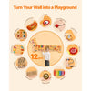 VEVOR Puppy Activity Wall Busy Board Panels, 12 Activities, Montessori Sensory Wall Toy for Kids 3-12 Years, Montessori Learning Activity Center, Ideal for Toddler Playroom Nursery Classroom