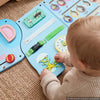 VEVOR Wall Busy Board, 14-in-1 Elephant Montessori Sensory Activity Panels, Learning Activity Center for Daycare, Classroom, Playroom, and Home, Sturdy Wooden Educational Toys, with Mounting Hardware