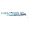 VEVOR Wall Busy Board, 14-in-1 Elephant Montessori Sensory Activity Panels, Learning Activity Center for Daycare, Classroom, Playroom, and Home, Sturdy Wooden Educational Toys, with Mounting Hardware