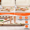 VEVOR Balance Beam Stepping Stones, 6 PCS Wooden Toddler Balance Boards, Montessori Toy for Kids 2-6, Build Coordination and Gross Motor Skills Gymnastics Obstacle Course Indoor Outdoor for Girls Boys