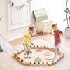 VEVOR Balance Beam Stepping Stones, 6 PCS Wooden Toddler Balance Boards, Montessori Toy for Kids 2-6, Build Coordination and Gross Motor Skills Gymnastics Obstacle Course Indoor Outdoor for Girls Boys
