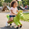 VEVOR Ride On Horse, Riding Dinosaur Toys for Kids, Features Lifelike Dinosaur Roars, No Battery Required, 360-Degree Flexible Smooth Wheels, Soft Seat, 88 lbs Max Load Capacity for Toddlers Ages 3+