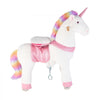 VEVOR Ride On Horse, Riding Unicorn Toys for Kids, No Battery Required, Smooth Wheels with Anti-Roll Stop Ring, Upgraded Raised Seat, Handles, Sturdy Pedals, 176 lbs Max Load Capacity for Ages 6+