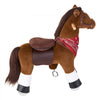 VEVOR Ride On Horse, Riding Pony Toys for Kids, No Battery Required, Smooth Wheels with Anti-Roll Stop Ring, Upgraded Raised Seat, Handles, Pedals, 110 lbs Max Load Capacity for Ages 3-8