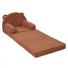 VEVOR Kids Couch, 2-in-1 Toddler Chairs Comfy, Toddler Couch Sofa Bed Fold Out, Convertible Sofa to Lounger, Kids Chair Seat Playroom Furniture for Kids Girls & Boys, Brown