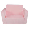 VEVOR Kids Couch, 2-in-1 Toddler Chairs Comfy, Toddler Couch Sofa Bed Fold Out, Convertible Sofa to Lounger, Kids Chair Seat Playroom Furniture for Kids Girls & Boys, Pink