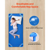 VEVOR Stackable Kiddie Cot, Pack of 4,  Portable Toddler Nap Cots, Standard Size 52" L x 23" W Daycare Cots for Kids, Preschool Classroom Daycare Beds for Sleeping, Resting, Naptime, Blue