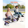 VEVOR Ride on Scooter 150 lbs Swing Side-to-Side for Amazing Riding Purple, for Ages 4+, Powered by Zig-Zag Motion, Ride on Toy with 3 Adjustable Length, Hand Brake, for Hard Surface Indoor & Outdoor