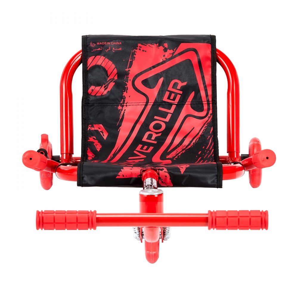 VEVOR Ride on Scooter 132 lbs Swing Side-to-Side for Amazing Riding Red, for Ages 4+, Powered by Zig-Zag Motion, Ride on Drifting Toy, with Adjustable Length, for Hard Surface, Indoor & Outdoor