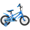 VEVOR Kids Bike, 14 Inches BMX Style Children Bicycle, Rider Height 2.95 ft - 3.77 ft, Training Wheels Included, Sturdy and Easy to Assemble, Toddler Bike for Boys & Girls Learning to Ride, Blue