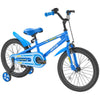 VEVOR Kids Bike, 18 Inches BMX Style Children Bicycle, Rider Height 3.61 ft - 4.59 ft, Training Wheels Included, Sturdy and Easy to Assemble, Toddler Bike for Boys & Girls Learning to Ride, Blue