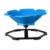 VEVOR Kids Swivel Chair, 220 lbs Capacity, Cylinder Shape Sensory Spinning Chair, Autistic Kids Sensory Toy Seat with Non-Slip Metal Base, Toddler Sit & Spin Seat for Coordination Balance Focus, Blue