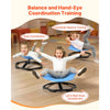 VEVOR Kids Swivel Chair, 220 lbs Capacity, Flower Shape Sensory Spinning Chair, Autistic Kids Sensory Toy Seat with Non-Slip Metal Base, Toddler Sit & Spin Seat for Coordination Balance Focus, Blue