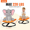 VEVOR Elephant Kids Swivel Chair, 220 LBS Capacity, 360° Spinning Chair, Autistic Kids Sensory Toy Chair with Non-Slip Metal Base, Toddler Sit and Spin Chair for Coordination Balance Focus Orange